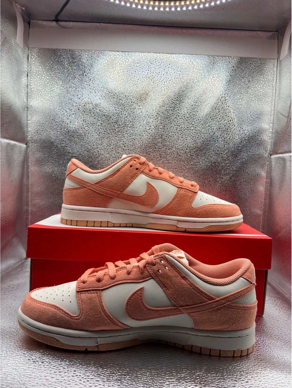Nike dunk low next nature apricot agate size 9